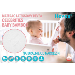 Hevea Celebrities Baby - materac lateksowy