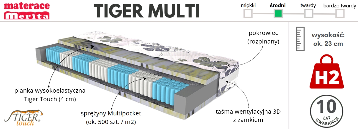 materac TIGER Multi