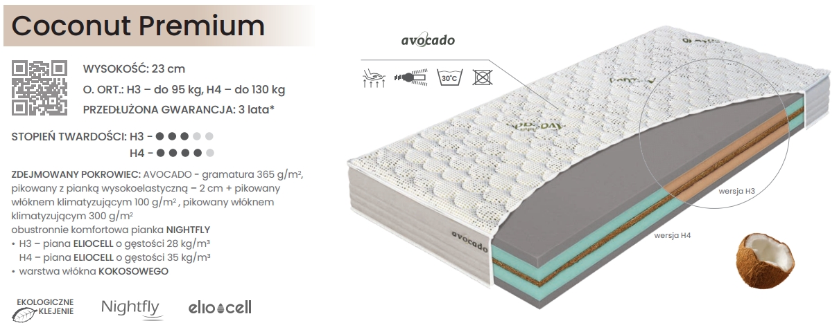 Coconut premium - Materasso