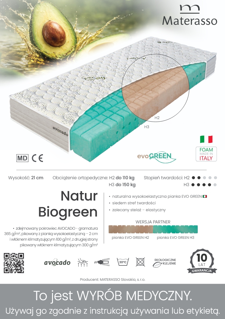 Natur Biogreen Materac
