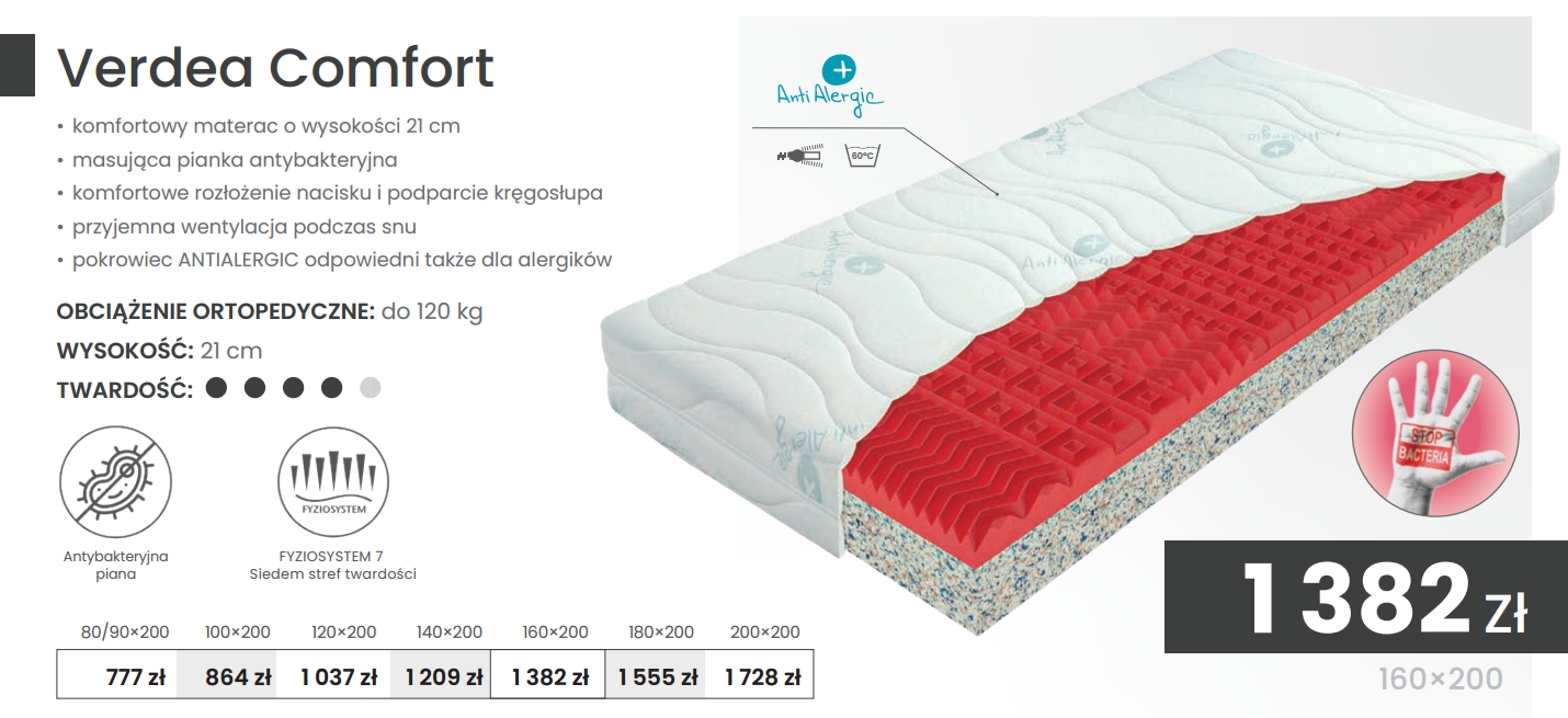 materac Materasso Verdea Comfort