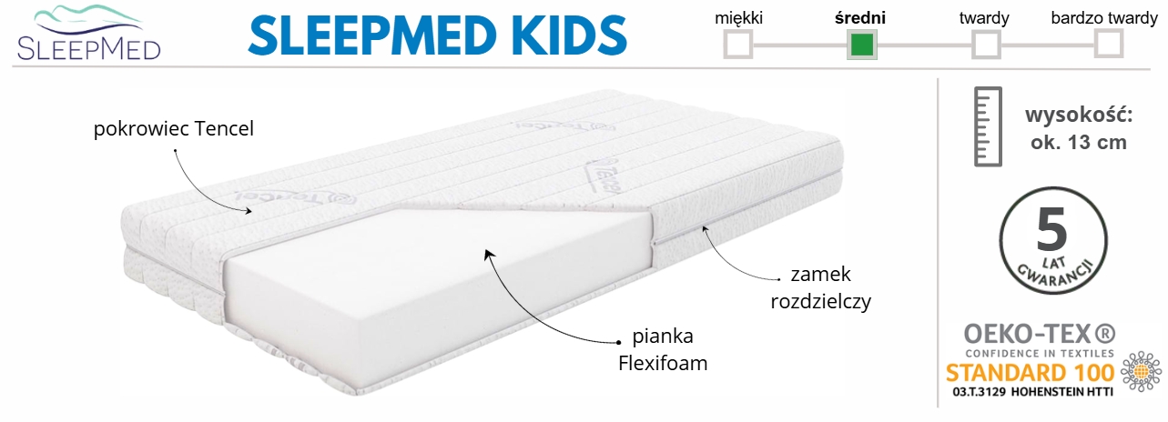 materac dla dziecka Sleepmed KIDS