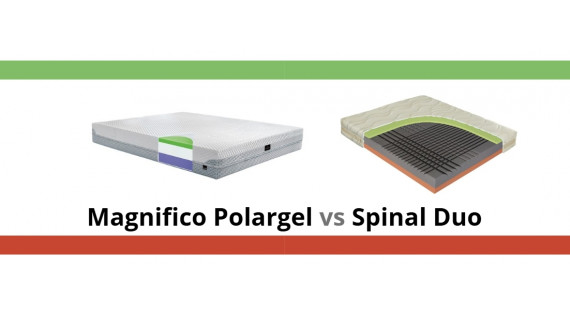Materac Spinal Duo vs Magnifico Polargel - porównanie Materacy Materasso
