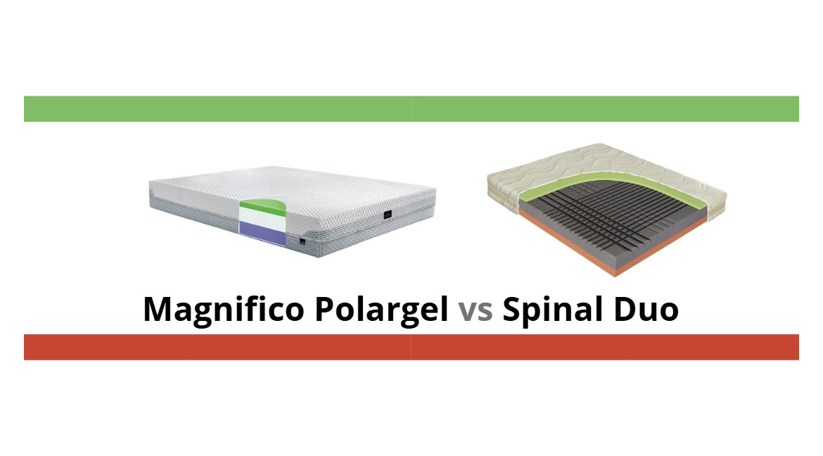 Materac Spinal Duo vs Magnifico Polargel - porównanie Materacy Materasso